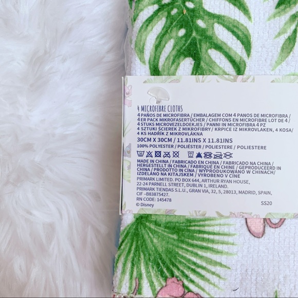 NEW ⭐️ Disney Stitch Microfiber Cloths Set of 4 - Picture 3 of 4